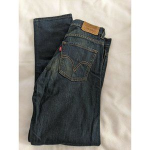 Levis 511 Denim Skinny Jeans Dark Wash 28x30 (Actual 27x27) Red Tab EUC